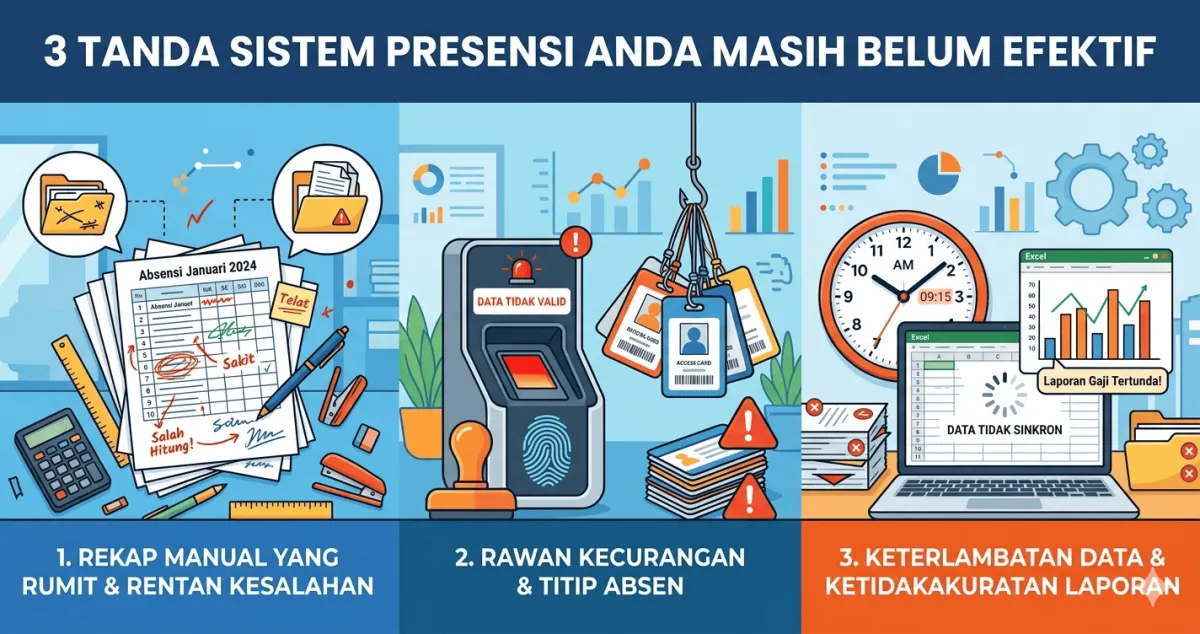 3 Tanda Sistem Presensi Anda Masih Belum Efektif